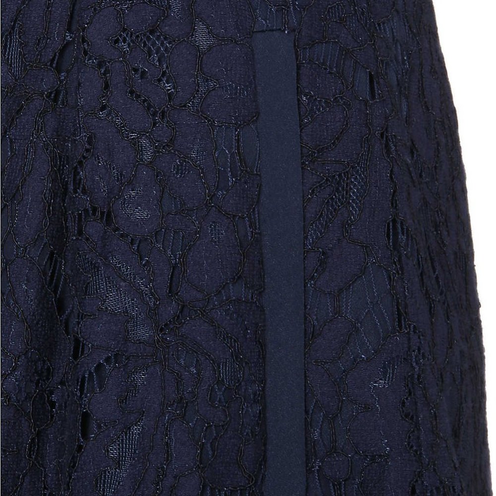 Whistles RARE Lace Navy Blue High Waisted Holly Shorts 8 - Picture 4 of 5